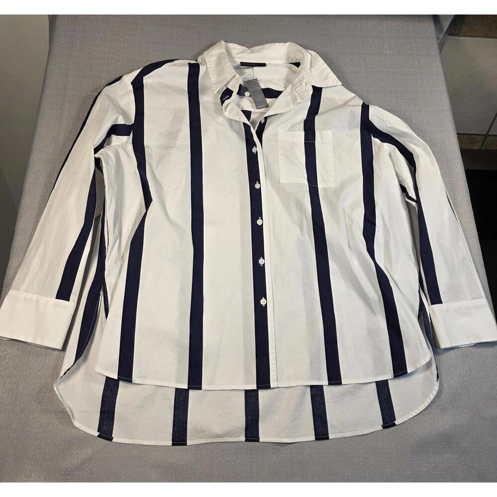 Lane Bryant Women's Striped Button-Up Blouse size 18\20